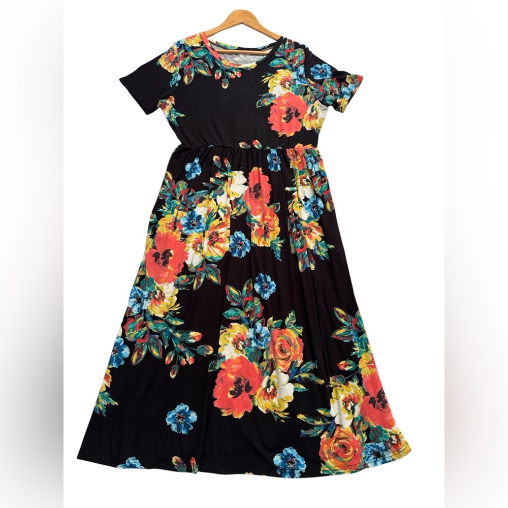 Hazel Blues Women’s Floral Maxi Dress Size:1XL